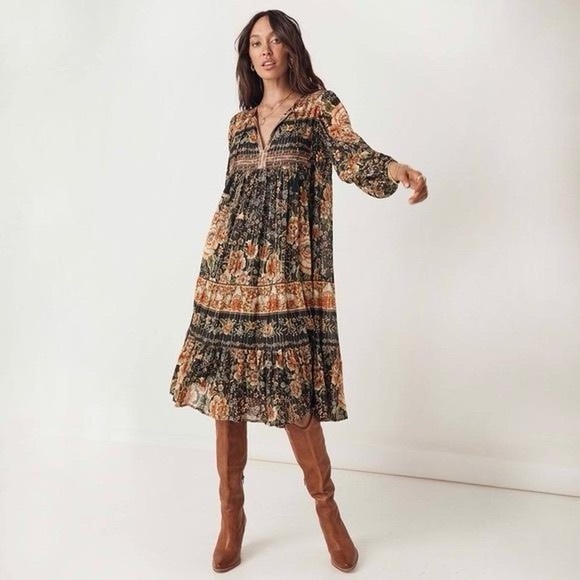 Spell Dresses & Skirts - Spell and the Gypsy Mystic Boho Nightfall Midi Dress NWT